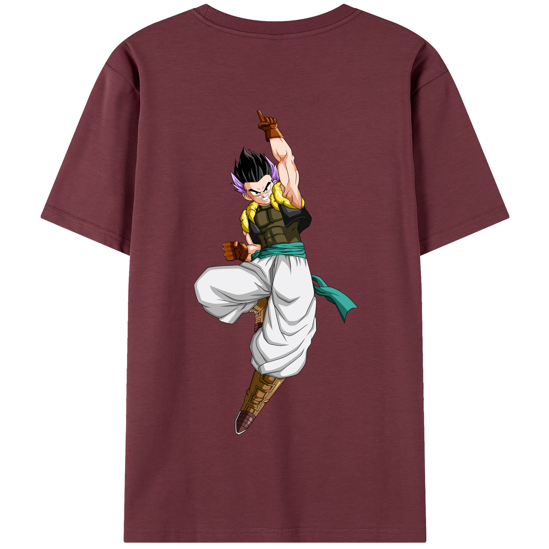 （画像用） ドラゴンボール 孫 悟飯（そんごはん）DRAGON BALL Son Gohan 綿100％半袖Tシャツ（背面プリント）